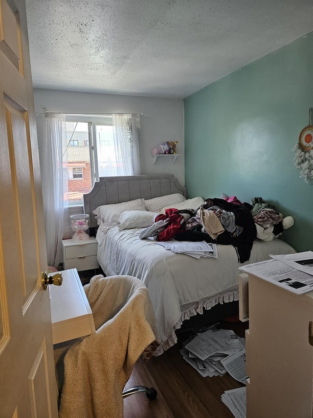 5824 Van Cleef St, Corona, NY 11368 - bedroom featuring a textured ceiling