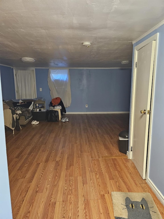 5824 Van Cleef St, Corona, NY 11368 - interior space featuring wood finished floors and baseboards