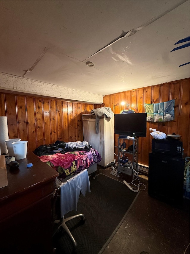 328 Brentwood Pkwy, Brentwood, NY 11717 - bedroom with wooden walls