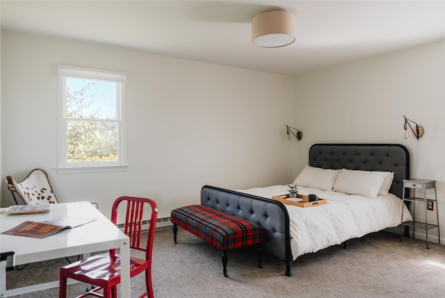 877 Shandelee Rd, Livingston Manor, NY 12758 - bedroom featuring baseboard heating, carpet floors, and baseboards