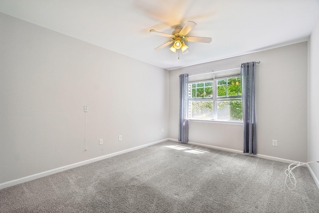 200 Woodcrest Ln Unit 202, Mount Kisco, NY 10549 - unfurnished room with a ceiling fan, carpet flooring, and baseboards