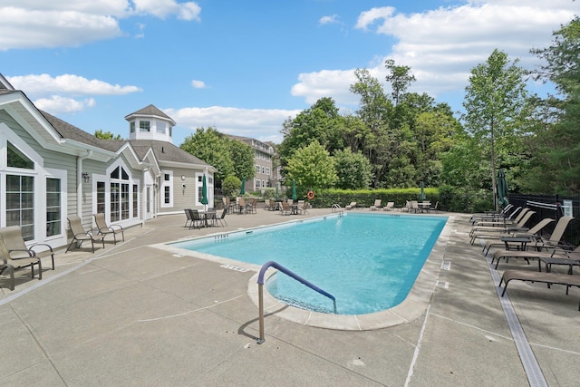 200 Woodcrest Ln Unit 202, Mount Kisco, NY 10549 - community pool featuring a patio area