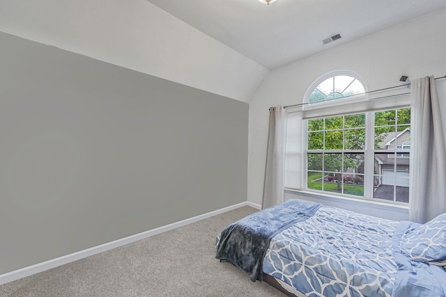 15 Arielle Ct, Hauppauge, NY 11749 - carpeted bedroom with vaulted ceiling and baseboards