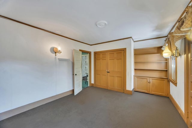 201 E Broadway Prt, Jefferson, NY 11777 - unfurnished bedroom with carpet and ornamental molding