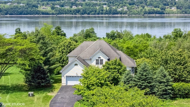 195 Old Castle Point Rd, Wappingers Falls, NY 12590 - aerial view of property and surrounding area with a large body of water