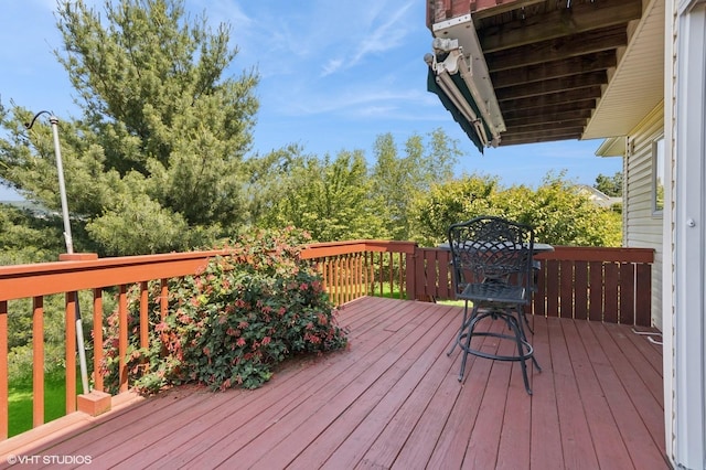 195 Old Castle Point Rd, Wappingers Falls, NY 12590 - view of wooden terrace