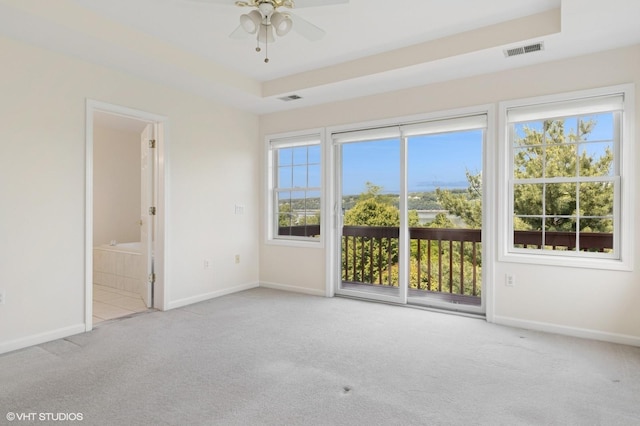 195 Old Castle Point Rd, Wappingers Falls, NY 12590 - empty room featuring carpet floors, ceiling fan, and baseboards
