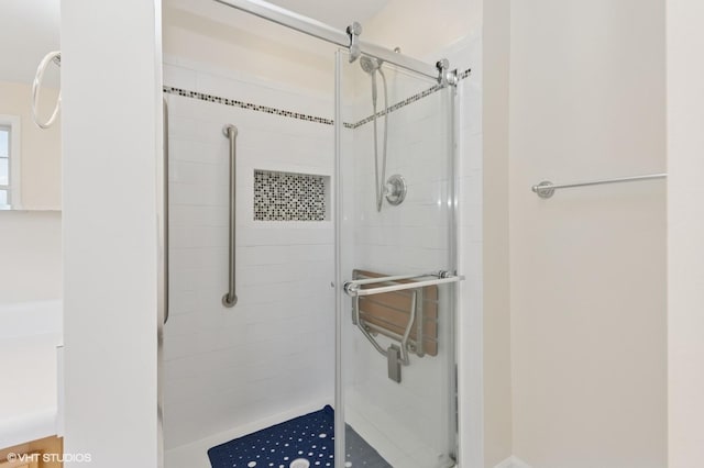 195 Old Castle Point Rd, Wappingers Falls, NY 12590 - full bathroom featuring a shower stall