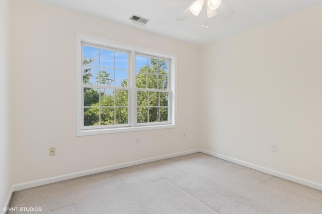195 Old Castle Point Rd, Wappingers Falls, NY 12590 - carpeted spare room with a ceiling fan and baseboards