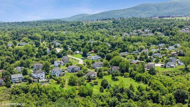195 Old Castle Point Rd, Wappingers Falls, NY 12590 - bird's eye view of a heavily wooded area and a mountainous background