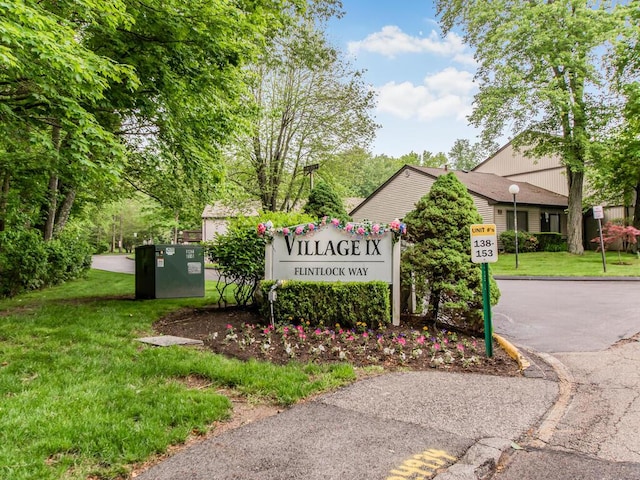 143 Flintlock Way Unit D, Yorktown Heights, NY 10598 - community sign with a yard