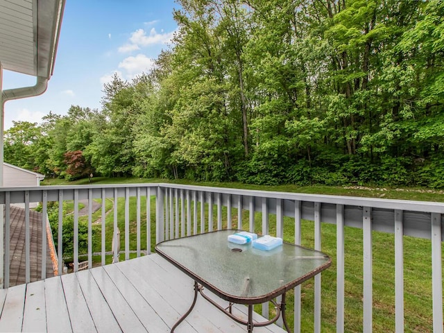 143 Flintlock Way Unit D, Yorktown Heights, NY 10598 - deck featuring a lawn