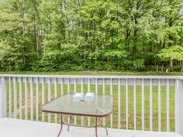 143 Flintlock Way Unit D, Yorktown Heights, NY 10598 - wooden deck with a yard