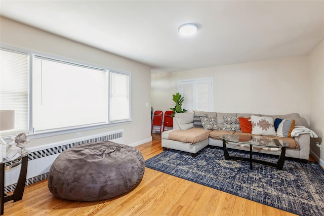 55 Nassau Ave, Glen Cove, NY 11542 - living room with plenty of natural light, wood finished floors, and baseboards