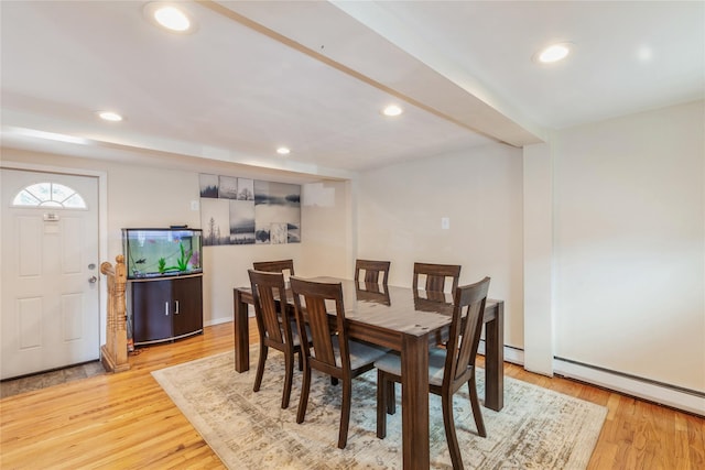 55 Nassau Ave, Glen Cove, NY 11542 - dining area featuring recessed lighting and wood finished floors