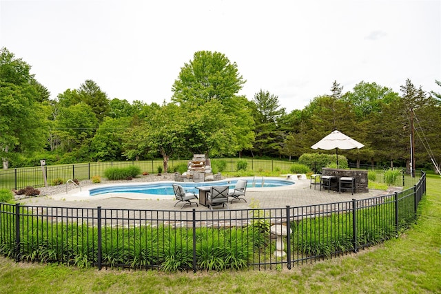 129 Clinton Corners Rd, Salt Point, NY 12578 - view of swimming pool with a patio area