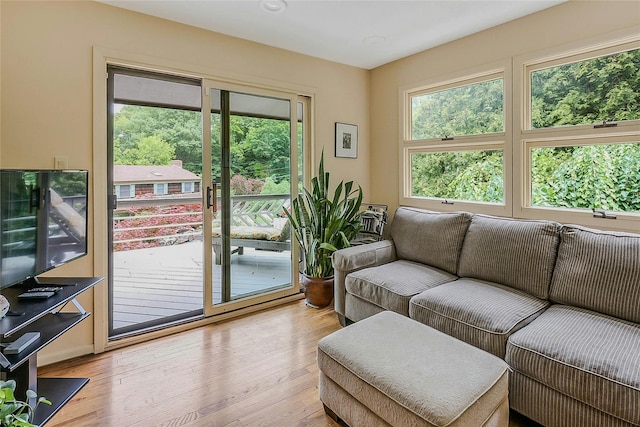 6 Laurel Way, Sea Cliff, NY 11579 - living room with healthy amount of natural light and light wood-type flooring
