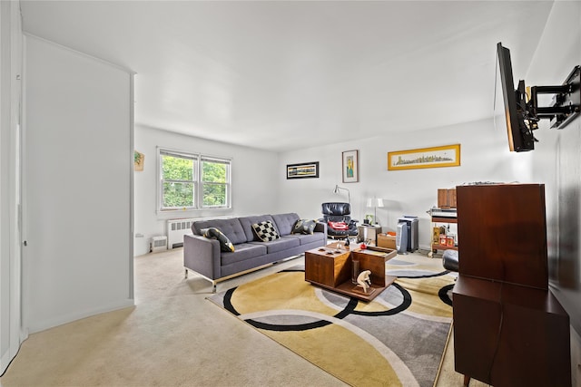 150-44 23rd Ave, Whitestone, NY 11357 - living room with carpet floors and radiator