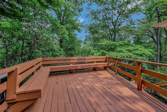 10 Maple Ave, Setauket, NY 11733 - view of wooden deck