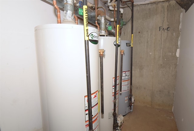 206-07 Lori Dr Unit 60M, Bayside, NY 11360 - utility room featuring water heater