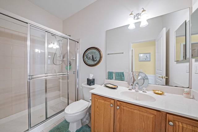 105 Louden Loop, Mount Sinai, NY 11766 - bathroom with toilet, a shower stall, and vanity