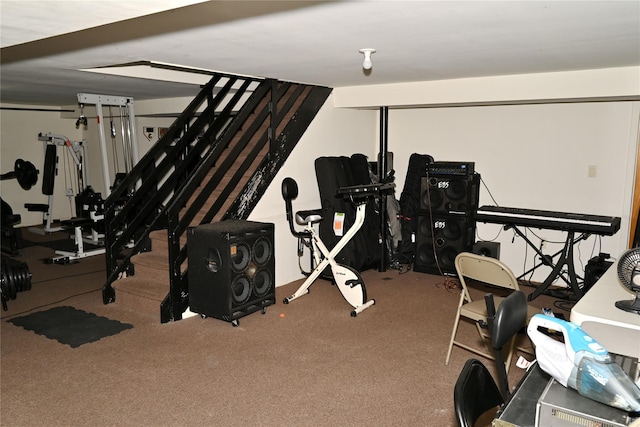 1510 Rica Pl, Valley Stream, NY 11580 - gym with carpet floors