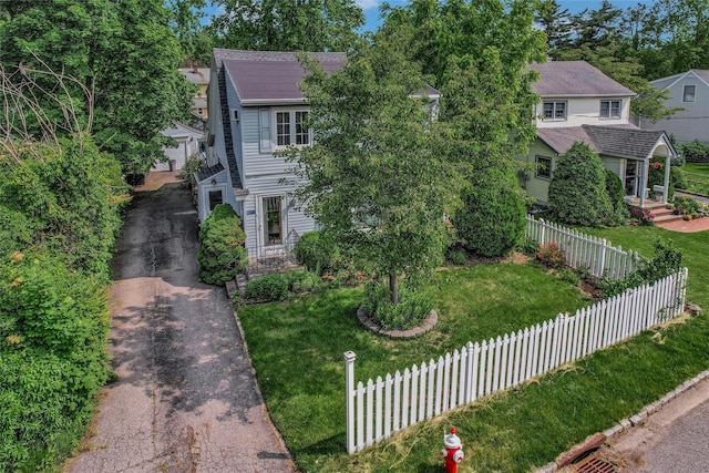 20 Baylis Pl, Syosset, NY 11791 - view of front of property with an outbuilding