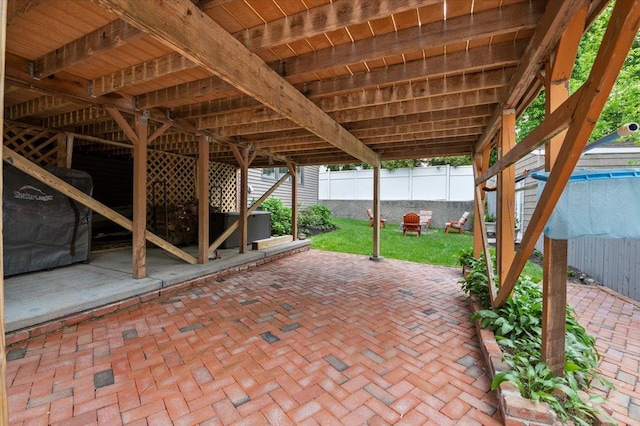 3 Knight Ln, Kings Park, NY 11754 - fenced backyard featuring a patio