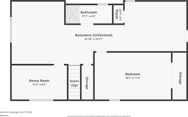 83 Scott Dr, Wappingers Falls, NY 12590 - view of property floor plan