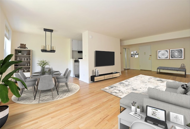 25 Canterbury Rd Unit 3-T, Great Neck, NY 11021 - living area with light wood-type flooring