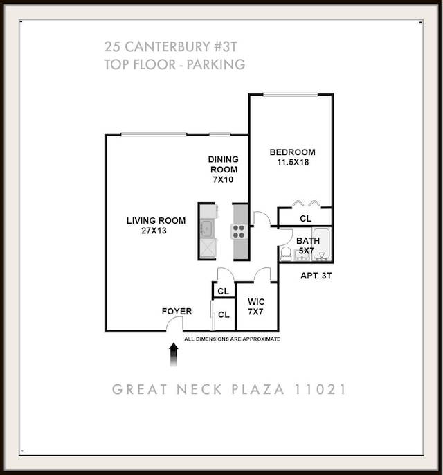 25 Canterbury Rd Unit 3-T, Great Neck, NY 11021 - property floor plan