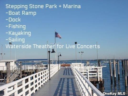 25 Canterbury Rd Unit 3-T, Great Neck, NY 11021 - dock area featuring a water view and a pier