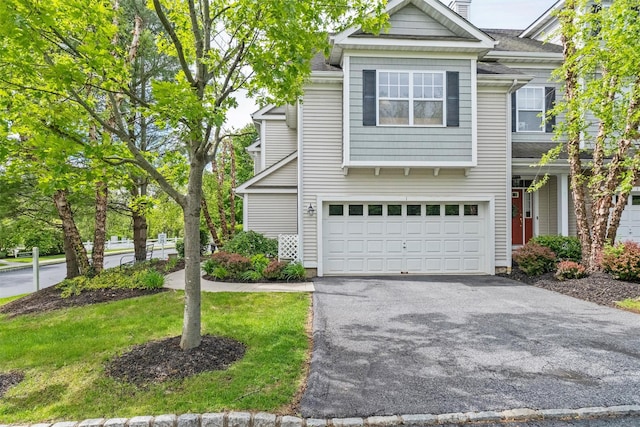1 Country Club Dr, Middletown, NY 10940 - view of front of property with driveway, an attached garage, and a shingled roof