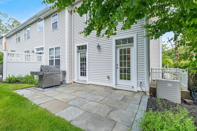 1 Country Club Dr, Middletown, NY 10940 - rear view of house featuring cooling unit and a patio