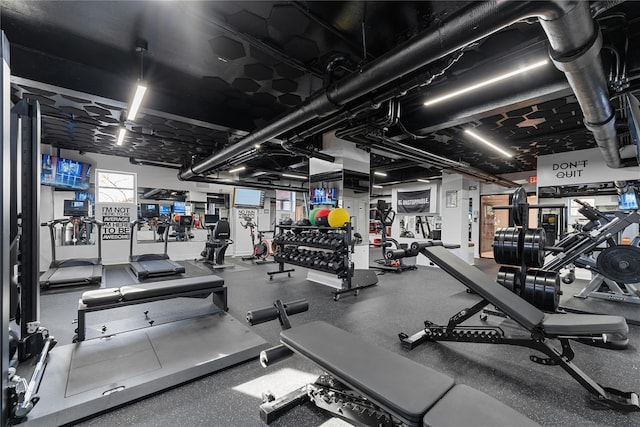210 Pelham Rd Unit 6F, New Rochelle, NY 10805 - view of workout area