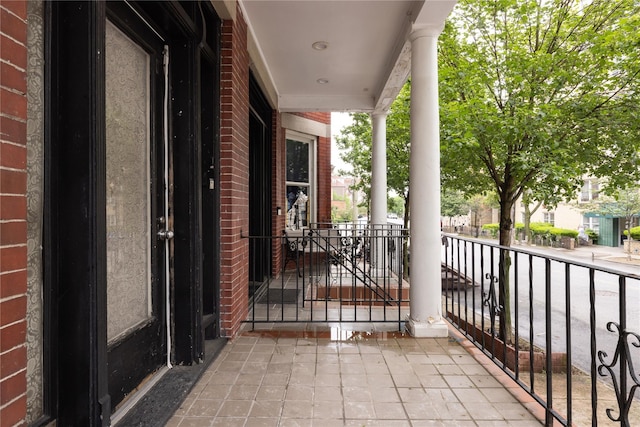 3496 Fort Independence St, Bronx, NY 10463 - view of covered porch