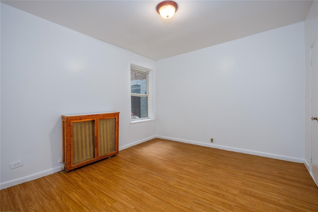 3496 Fort Independence St, Bronx, NY 10463 - unfurnished room featuring light wood-style flooring and baseboards