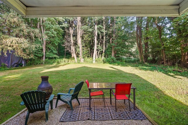 6 Gardner Hollow Rd, Poughquag, NY 12570 - view of grassy yard featuring a patio