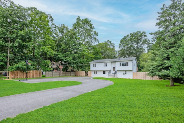 112 Middle Island Blvd, Middle Island, NY 11953 - view of yard with asphalt driveway