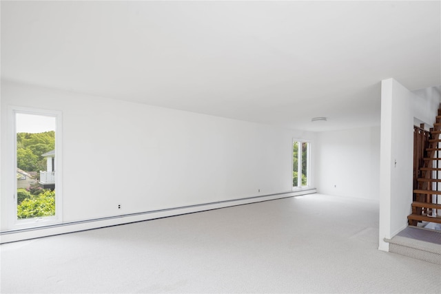 6 Bay View Dr, Hampton Bays, NY 11946 - carpeted spare room with a baseboard radiator