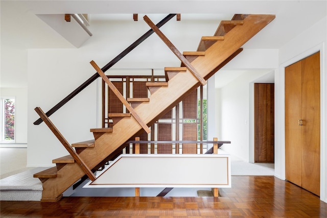 6 Bay View Dr, Hampton Bays, NY 11946 - stairway featuring healthy amount of natural light