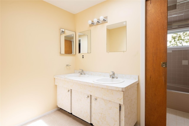 6 Bay View Dr, Hampton Bays, NY 11946 - full bath with double vanity