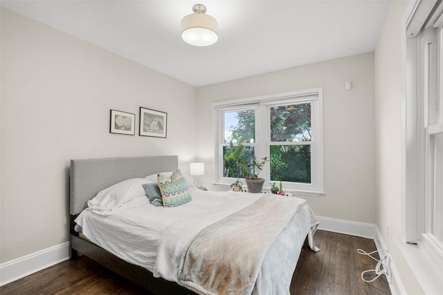 755 Webster Ave, New Rochelle, NY 10804 - bedroom featuring baseboards and dark wood finished floors