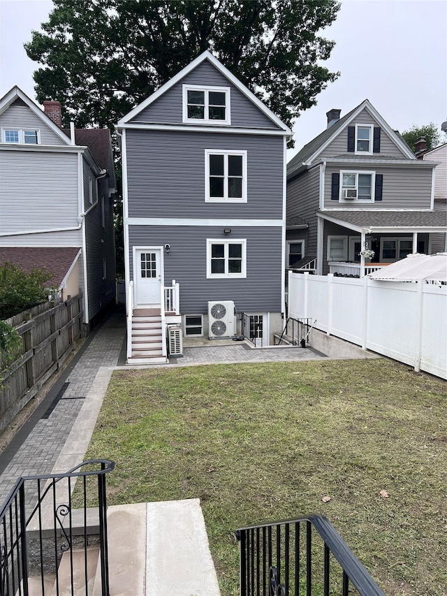 61 Edgewood Ave, Yonkers, NY 10704 - rear view of property with a patio and ac unit
