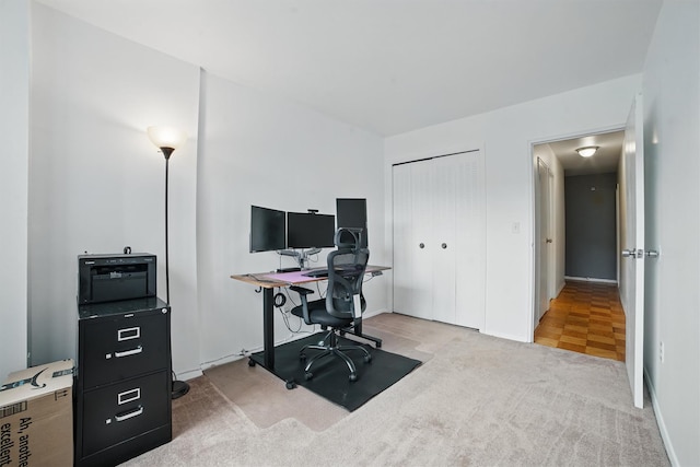 60 Barker St Unit 417, Mount Kisco, NY 10549 - view of carpeted home office