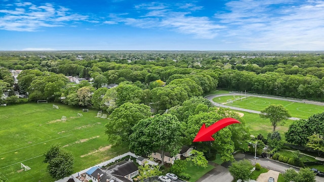 96 Toomey Rd, West Islip, NY 11795 - aerial view of a heavily wooded area