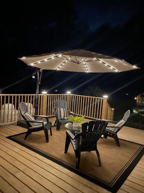 3454 State Route 208, Campbell Hall, NY 10916 - view of deck at night
