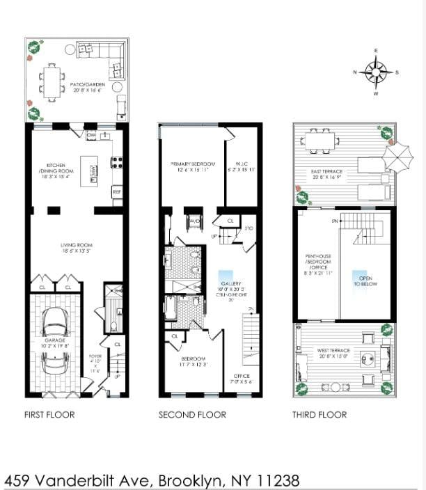 459 Vanderbilt Ave, Brooklyn, NY 11238 - room layout