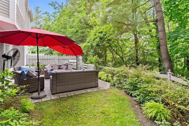 41 Boulder Ridge Rd, Scarsdale, NY 10583 - view of yard with outdoor lounge area and a patio