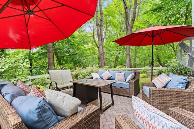 41 Boulder Ridge Rd, Scarsdale, NY 10583 - view of patio / terrace featuring outdoor lounge area